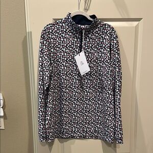 New with tags mens rhoback azalea quarter zip size large